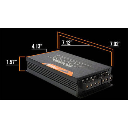 VELOCITY DOUBLE TROUBLE TWIN 500 WATT 2 CHANNEL AMPLIFIERS (DT-RZA500-NP)