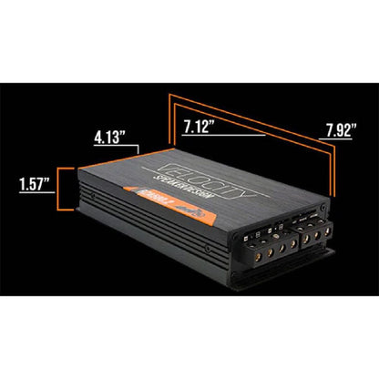 VELOCITY DOUBLE TROUBLE TWIN 500 WATT 2 CHANNEL AMPLIFIERS & TWIN POWER KITS (DT-RZA500-WPOWERKIT)