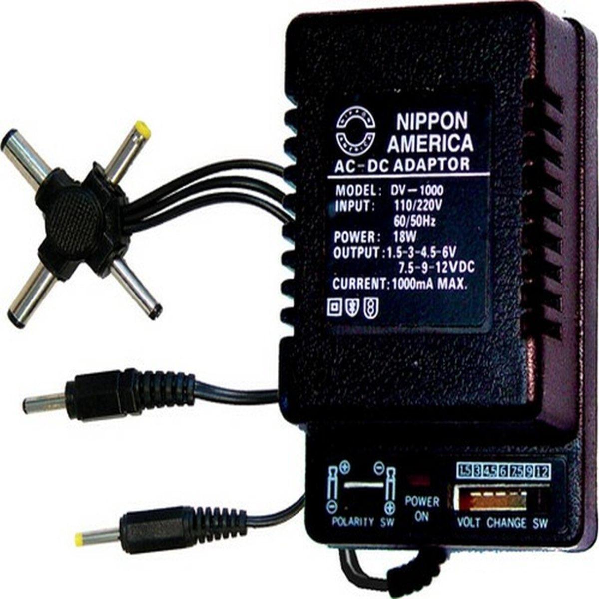 NIPPON AC TO DC ADAPTER 1000MA (DV1000)