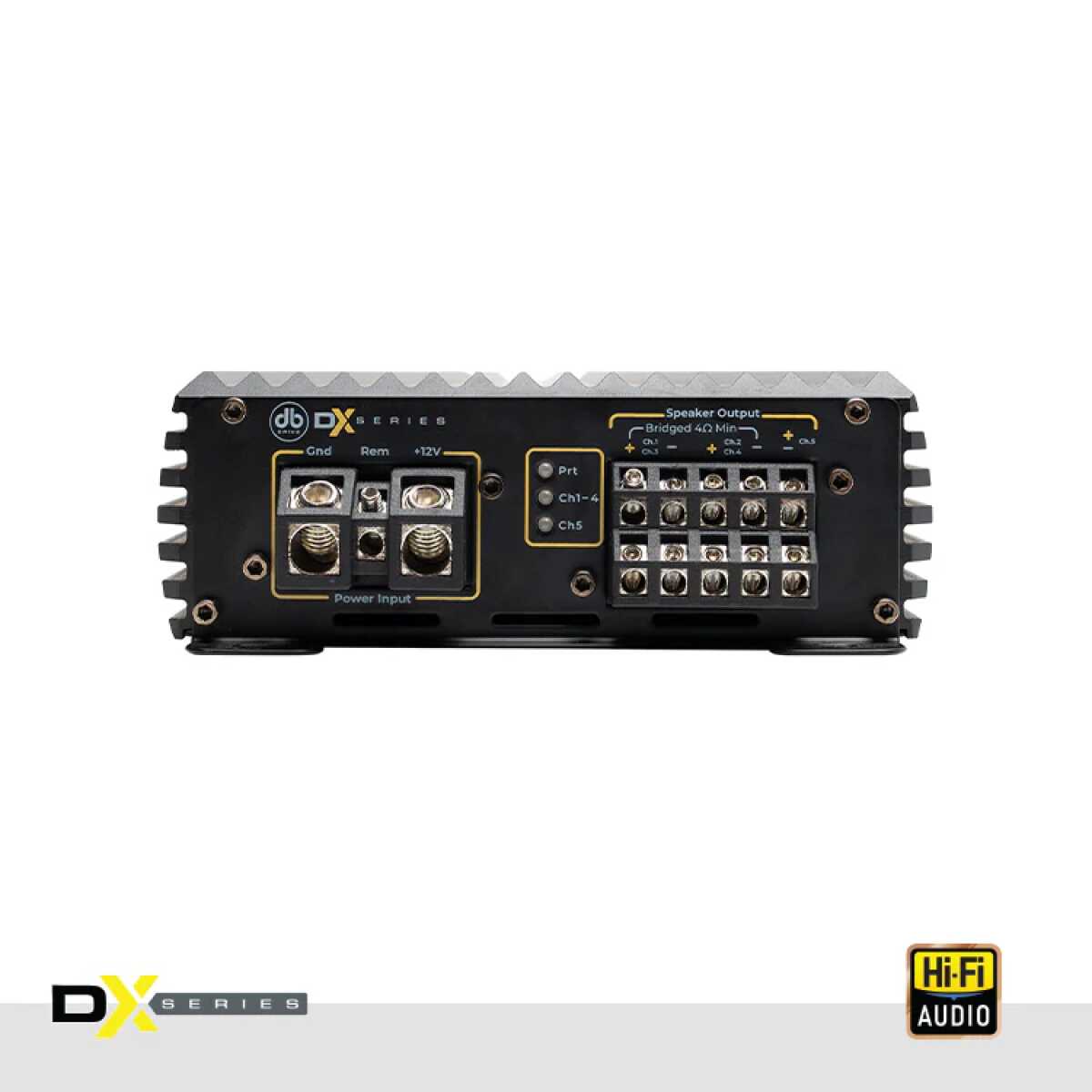 DB DRIVE 90 WATTS X 4 + 500 WATTS X 1 @ 2 OHM 5 CHANNEL CLASS D AMPLIFIER (DX-A1005)