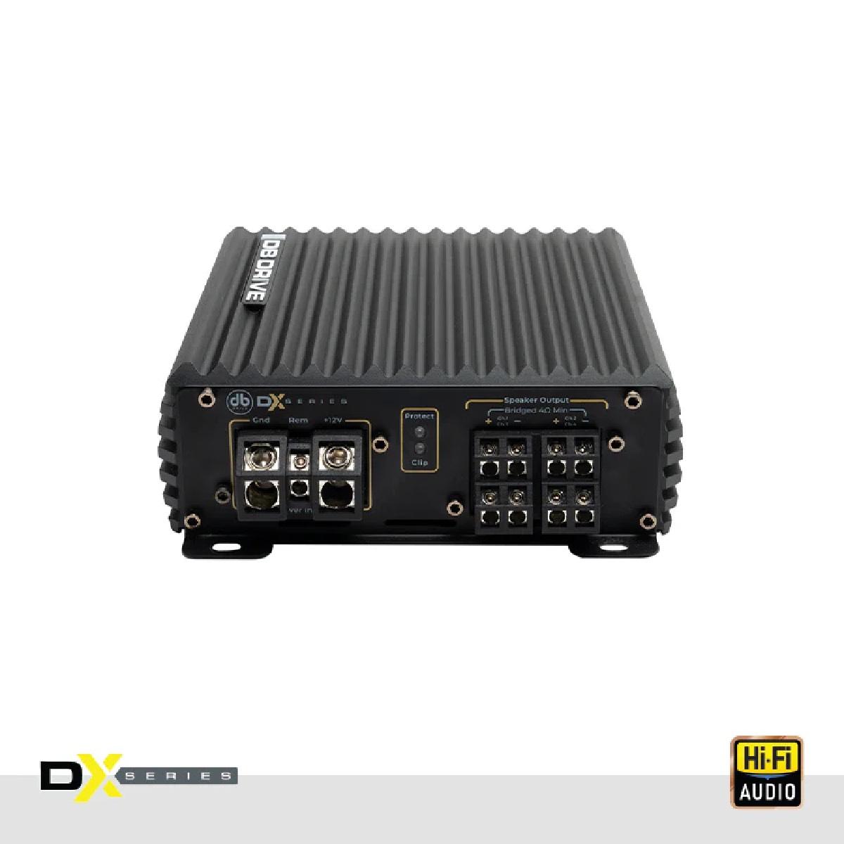 DB DRIVE 90 WATTS X 4 RMS @ 4 OHM 4 CHANNEL 600 WATT CLASS D AMPLIFIER (DX-A4090)