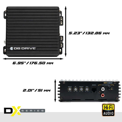 DB DRIVE 600 WATTS X 1 @ 1 OHM MONO BLOCK CLASS D AMPLIFIER (DX-A601)