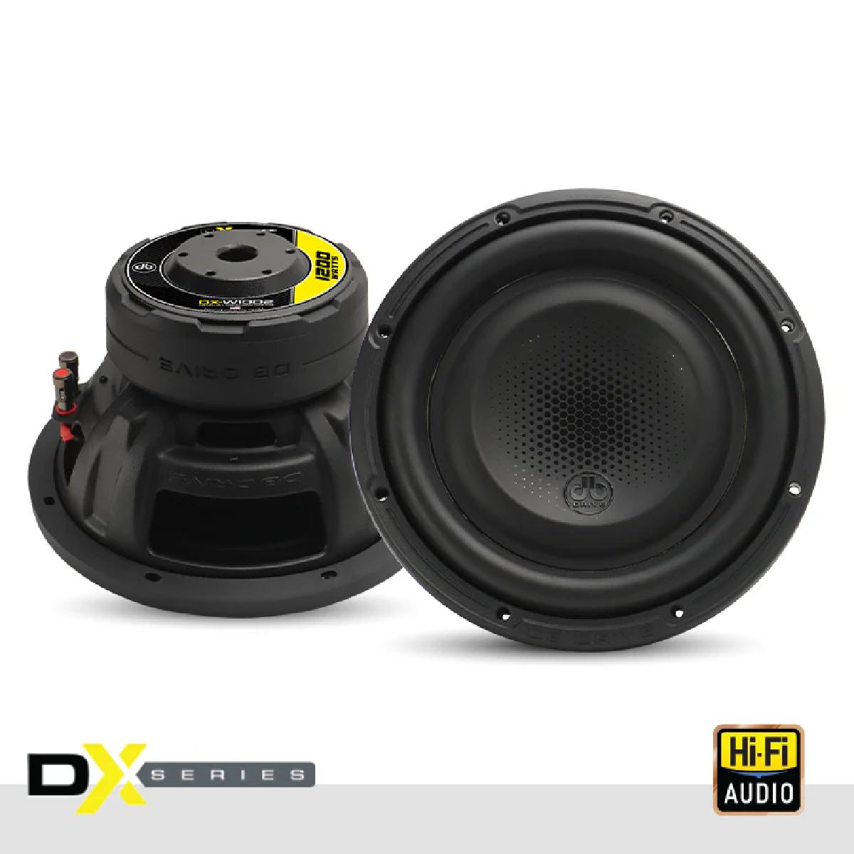 DB DRIVE DX 10" 1200 WATT DVC 2 OHM SUBWOOFER (DX-W10D2)