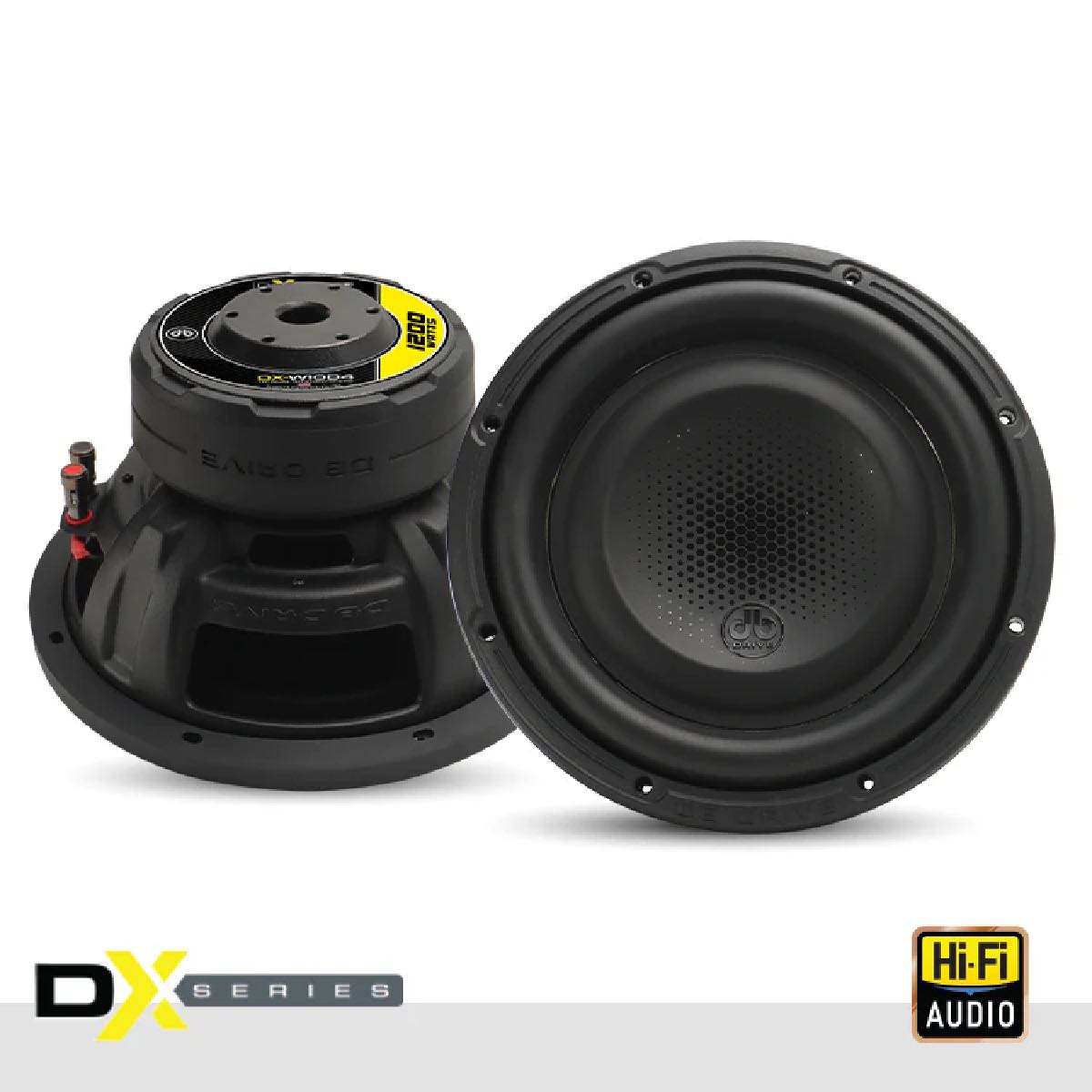 DB DRIVE DX 10" 1200 WATT DVC 4 OHM SUBWOOFER (DX-W10-D4)