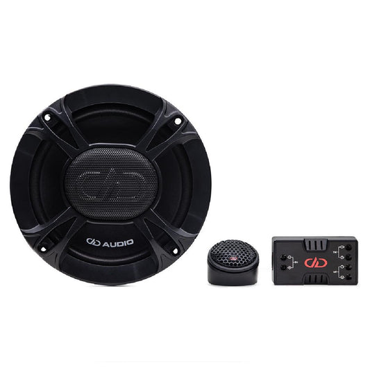 DD AUDIO E SERIES 6.5" 125 WATT COMPONENT SET (E-C6.5B)