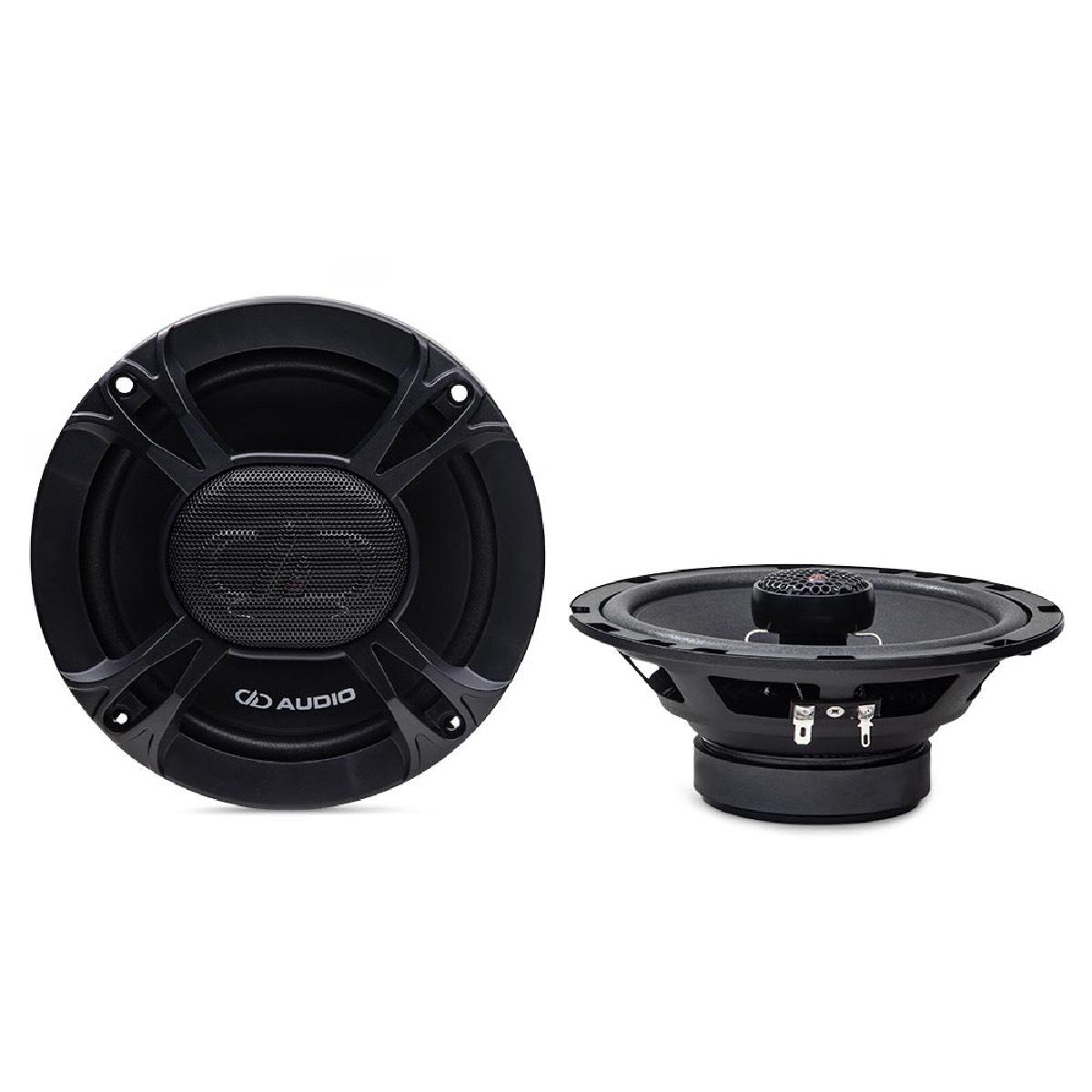 DD AUDIO E SERIES 2 WAY 6.5" 125 WATT COAXIAL SPEAKERS (E-X6.5B)