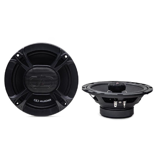 DD AUDIO E SERIES 2 WAY 6.5" 125 WATT COAXIAL SPEAKERS (E-X6.5B)