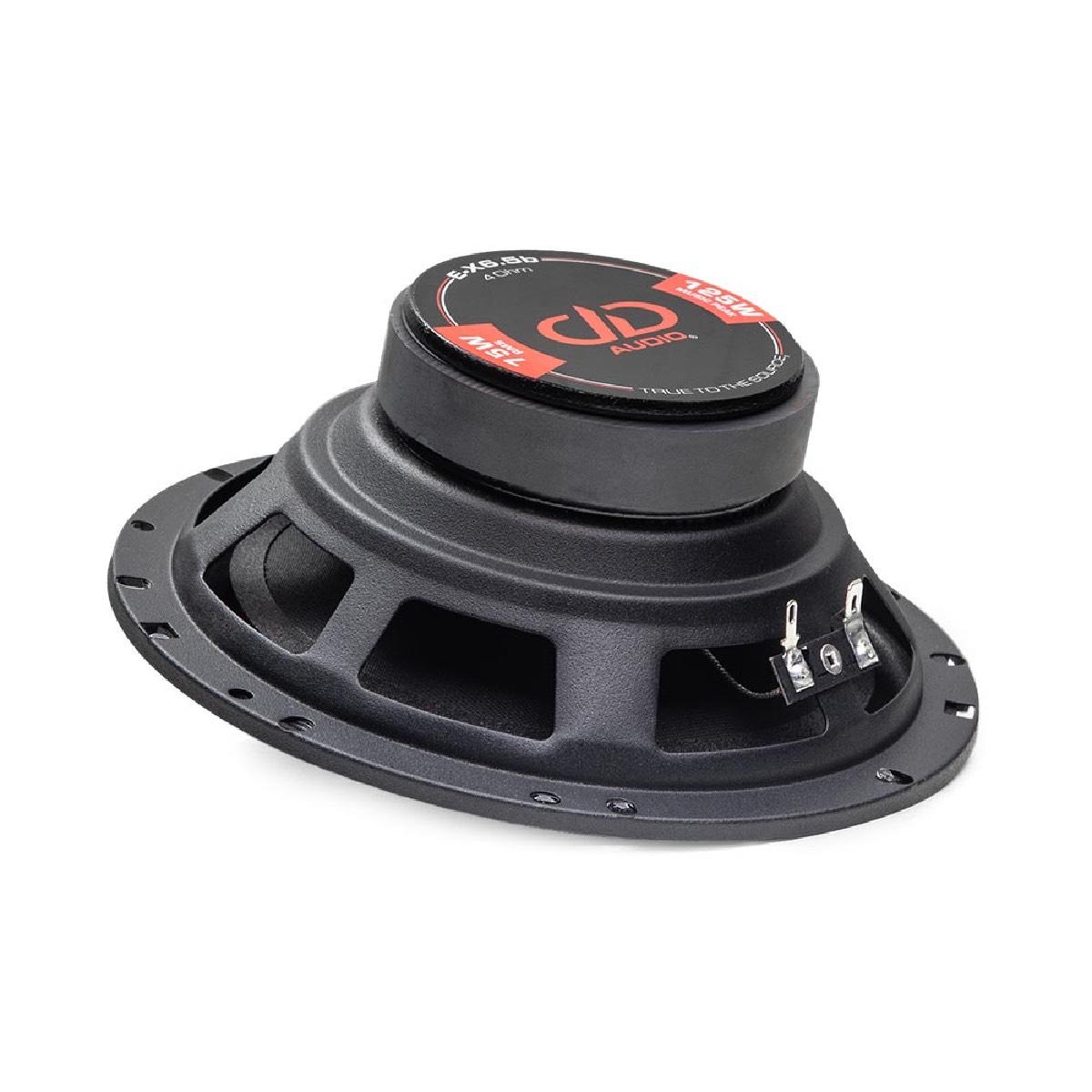 DD AUDIO E SERIES 2 WAY 6.5" 125 WATT COAXIAL SPEAKERS (E-X6.5B)