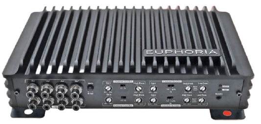 EUPHORIA 125 WATTS X 8 @ 4 OHM CLASS D 8 CHANNEL AMPLIFIER (EA8.1200)