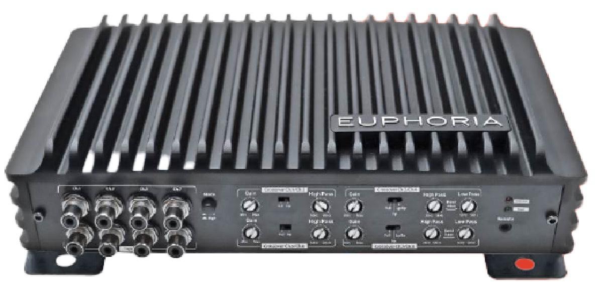 EUPHORIA 65 WATTS X 8 @ 4 OHM CLASS D 8 CHANNEL AMPLIFIER (EA8.600)