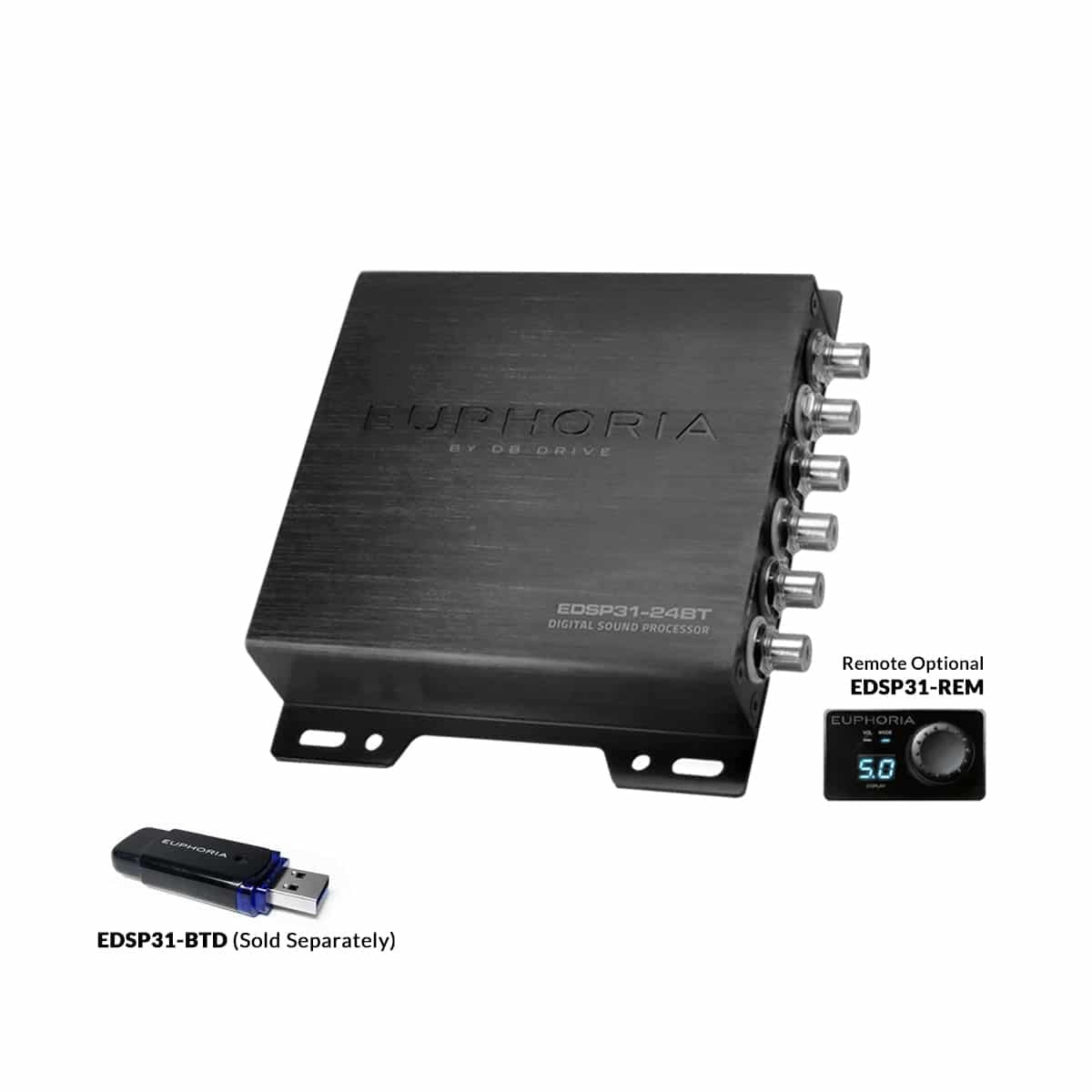 EUPHORIA 31 BAND DSP W/APP CAPABILITY 2 IN 4 OUT (EDSP31-24BT)