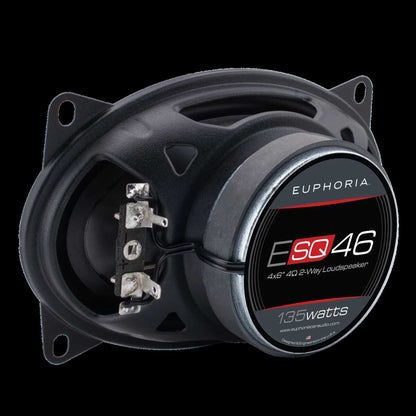 EUPHORIA PREMIUM UPGRADE 195 WATT 4X6" 2 WAY LOUDSPEAKERS (ESQ46)