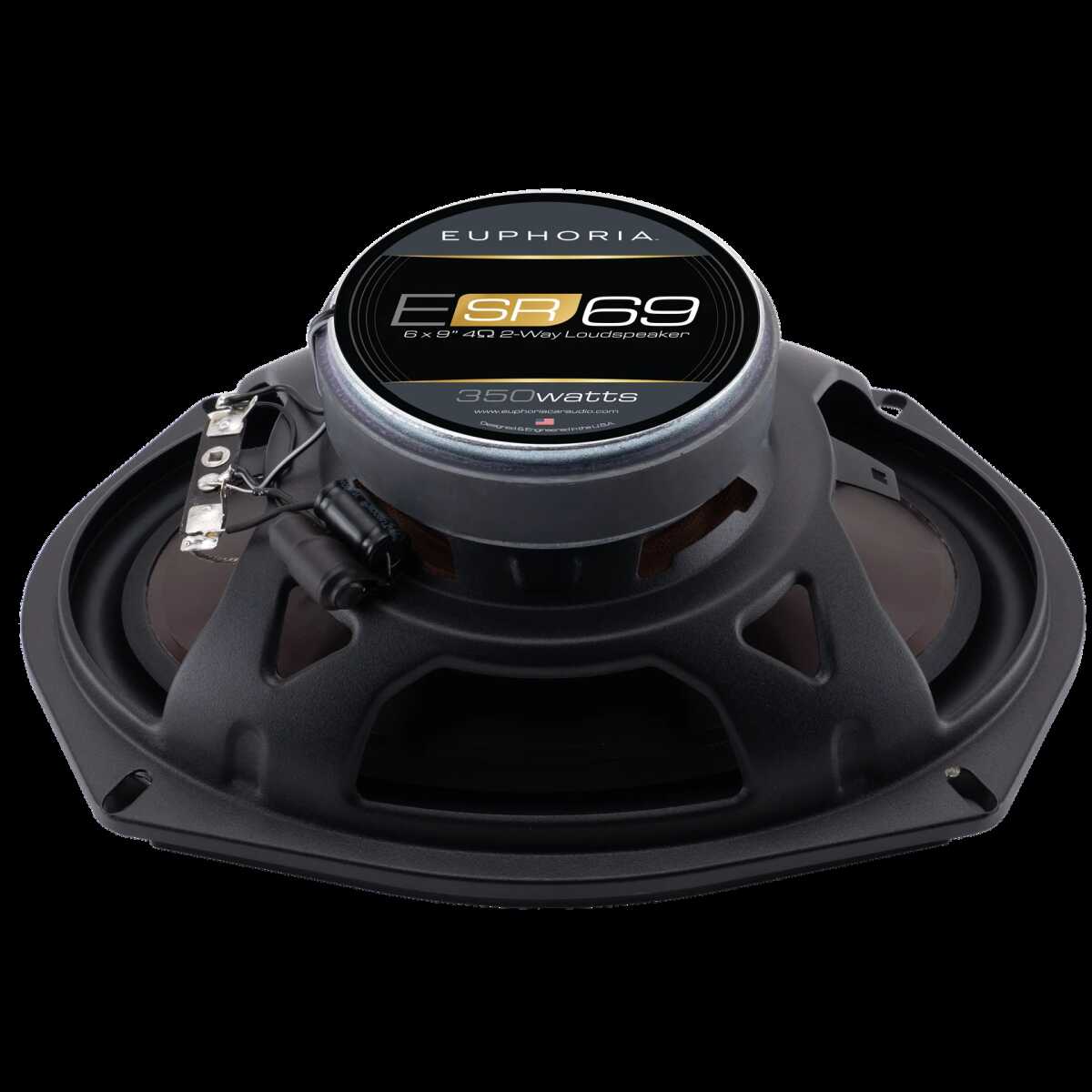 EUPHORIA 350 WATT REFERENCE 6X9" 2 WAY LOUDSPEAKER (ESR69)