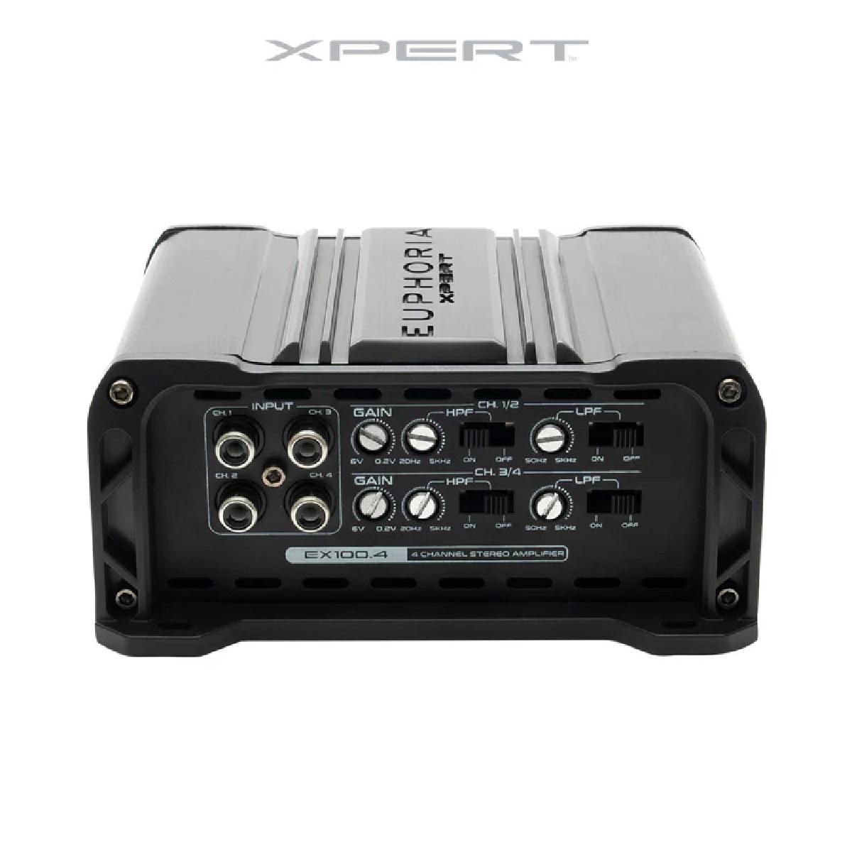XPERT 50 WATTS X 4 400 WATT MINI AMPLIFIER (EX100.4)