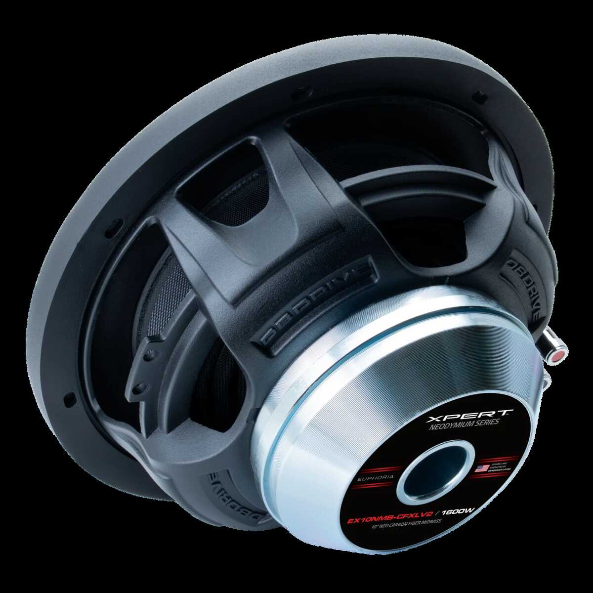 EXPERT LIMITED EDITION CARBON FIBER 10" 1600 WATT MIDBASS (EX10NMB-CFXLV2)