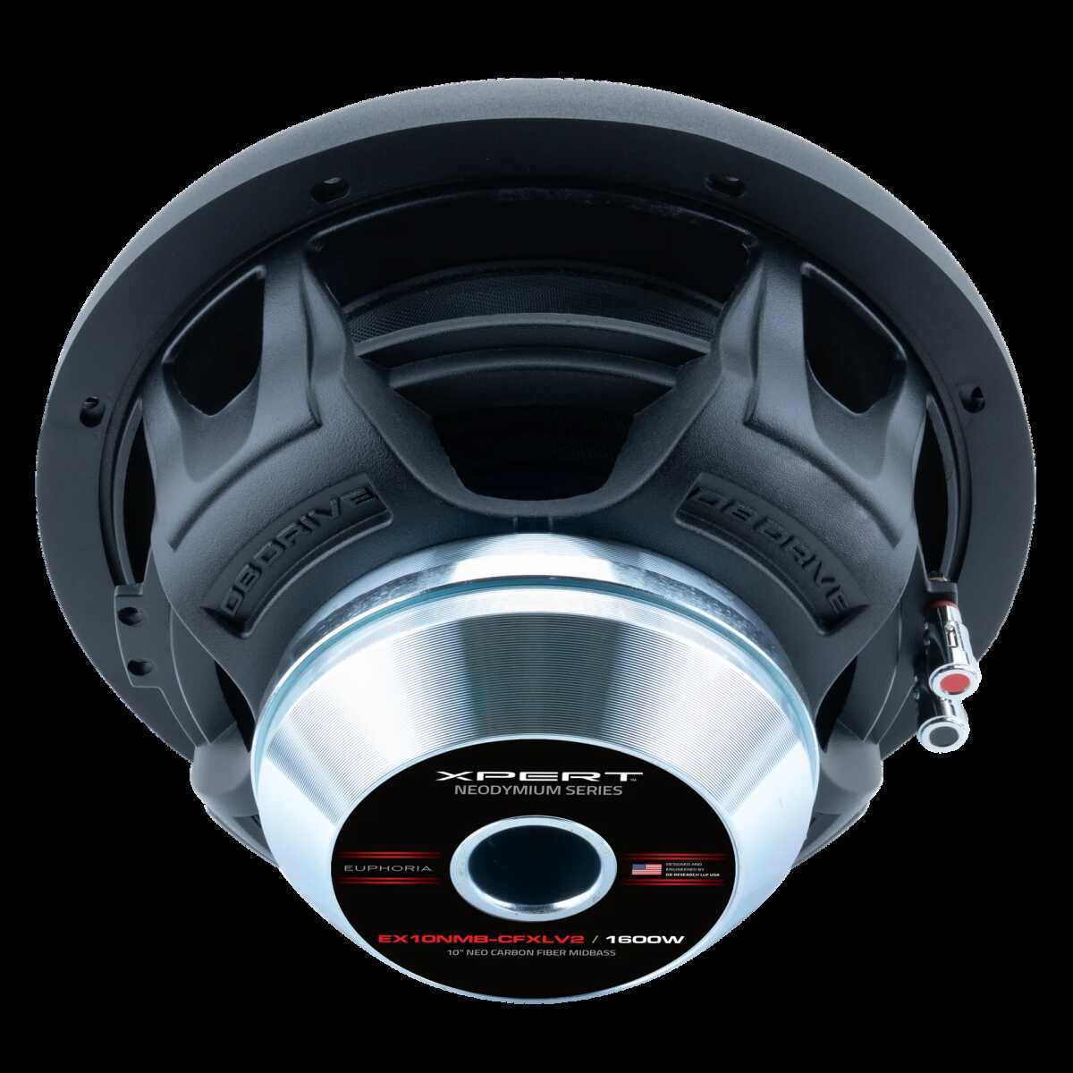 EXPERT LIMITED EDITION CARBON FIBER 10" 1600 WATT MIDBASS (EX10NMB-CFXLV2)