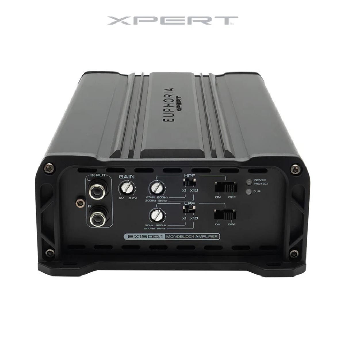 XPERT FULL RANGE 1500 WATTS RMS @ 1 OHM CLASS D MINI AMPLIFIER (EX1500.1)