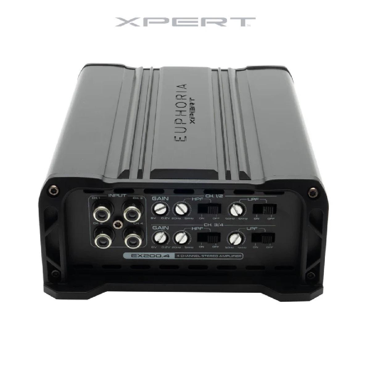 XPERT 200 WATT X 4 1200 WATT MINI AMPLIFIER (EX200.4)