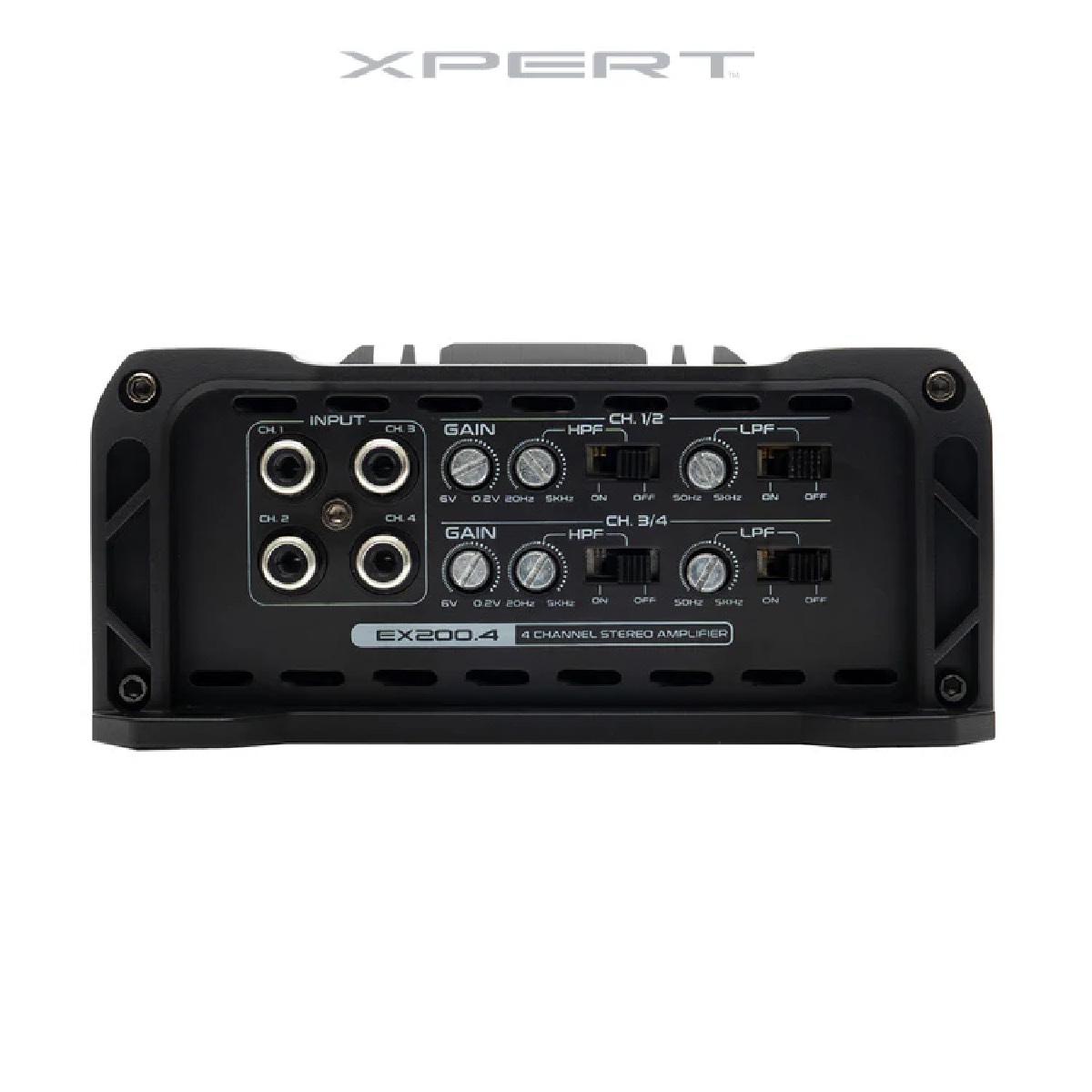 XPERT 200 WATT X 4 1200 WATT MINI AMPLIFIER (EX200.4)