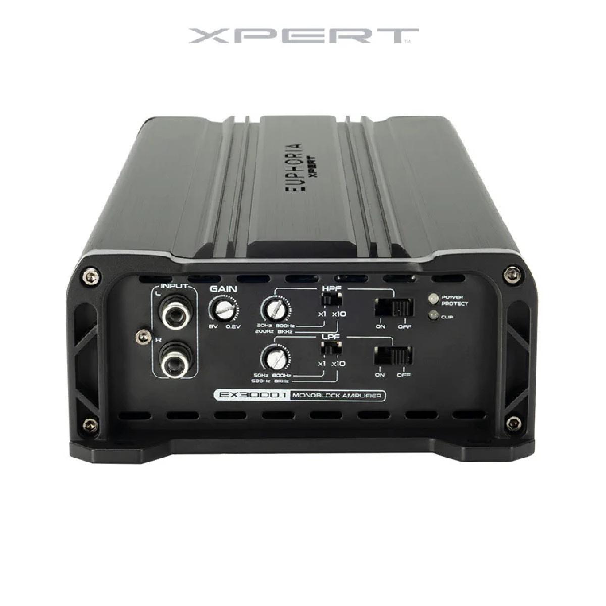 XPERT 3000 WATTS @ 1 OHM RMS MINI AMPLIFIER (EX3000.1)