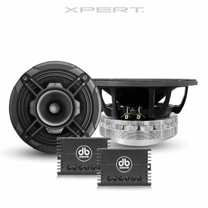 XPERT EUPHORIA 8" CARBON FIBER MOTORCYCLE XL LOUD SPEAKERS 1250 WATTS (EX8NCD-CFXL)