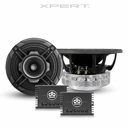 XPERT EUPHORIA 8" CARBON FIBER MOTORCYCLE XL LOUD SPEAKERS 1250 WATTS (EX8NCD-CFXL)