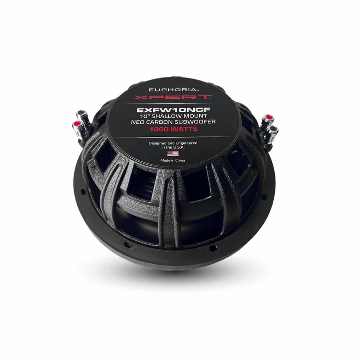 XPERT EUPHORIA 10" SLIM CARBON FIBER NEO MAGNET WOOFER (EXFW10NCF)