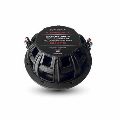 XPERT EUPHORIA 10" SLIM CARBON FIBER NEO MAGNET WOOFER (EXFW10NCF)