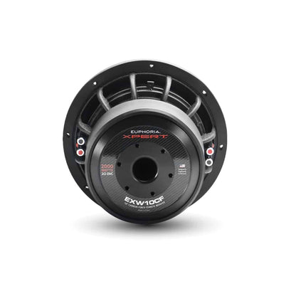 XPERT 10" CARBON FERRITE WOOFER 2000 WATTS 2-OHM 8 LAYER DVC (EXW10CF)