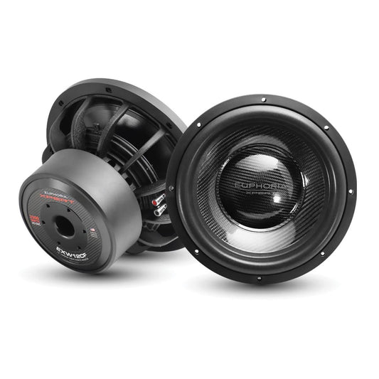 XPERT 12" CARBON FERRITE WOOFER 2500 WATTS 2-OHM 8 LAYER DVC (EXW12CF)