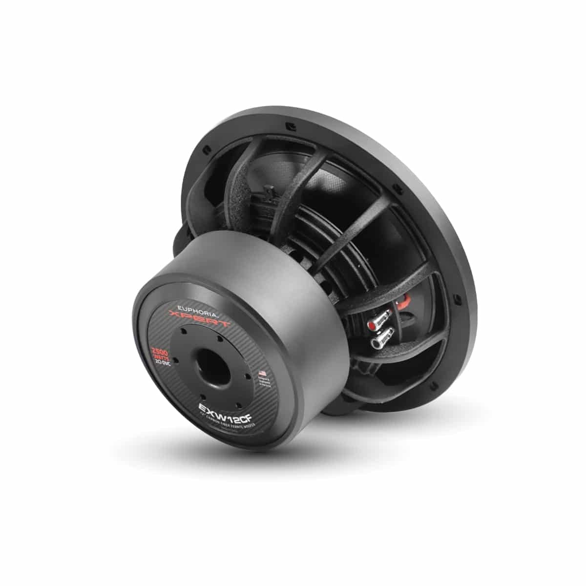 XPERT 12" CARBON FERRITE WOOFER 2500 WATTS 2-OHM 8 LAYER DVC (EXW12CF)