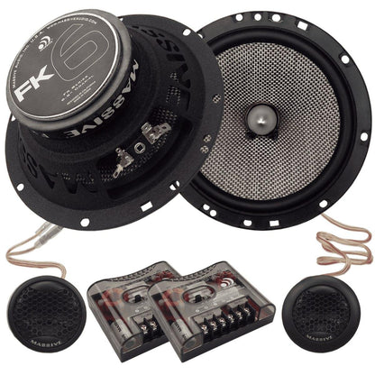 MASSIVE AUDIO 6.5" 320 WATT COMPONENT SET (FK6)