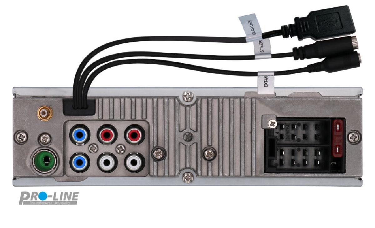 BLAUPUNKT SINGLE DIN MECHLESS RETRO RADIO 4V 3 PAIR RCA USB SD BT 14 BAND EQ (FRANKFURT RCM82DAB)