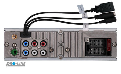 BLAUPUNKT SINGLE DIN MECHLESS RETRO RADIO 4V 3 PAIR RCA USB SD BT 14 BAND EQ (FRANKFURT RCM82DAB)