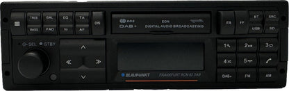 BLAUPUNKT SINGLE DIN MECHLESS RETRO RADIO 4V 3 PAIR RCA USB SD BT 14 BAND EQ (FRANKFURT RCM82DAB)