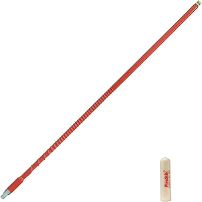 FIRESTIK TUNEABLE TIP FIBERGLASS ANTENNA 5' RED (FS5R)