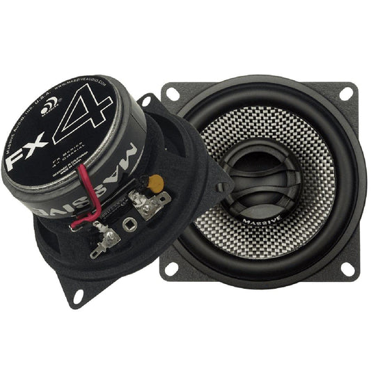 MASSIVE AUDIO 4" 100 WATT 2 WAY SPEAKERS (FX4)