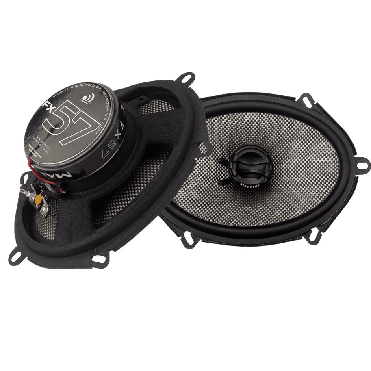 MASSIVE AUDIO 5X7" 140 WATT 2 WAY SPEAKERS (FX57)