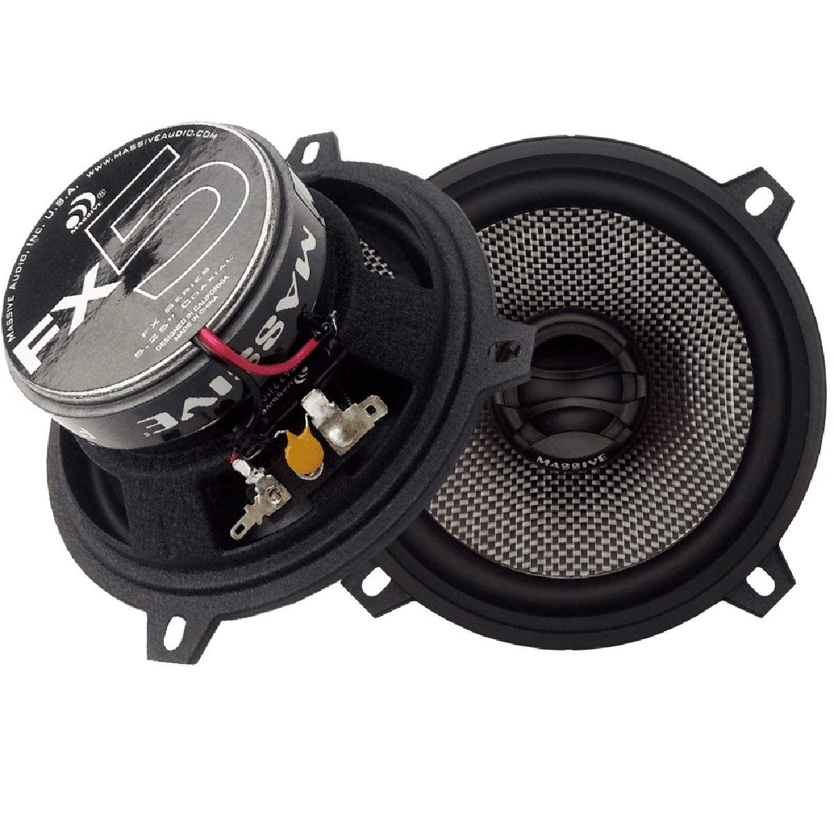MASSIVE AUDIO 5 1/4" 120 WATT 2 WAY SPEAKERS (FX5)