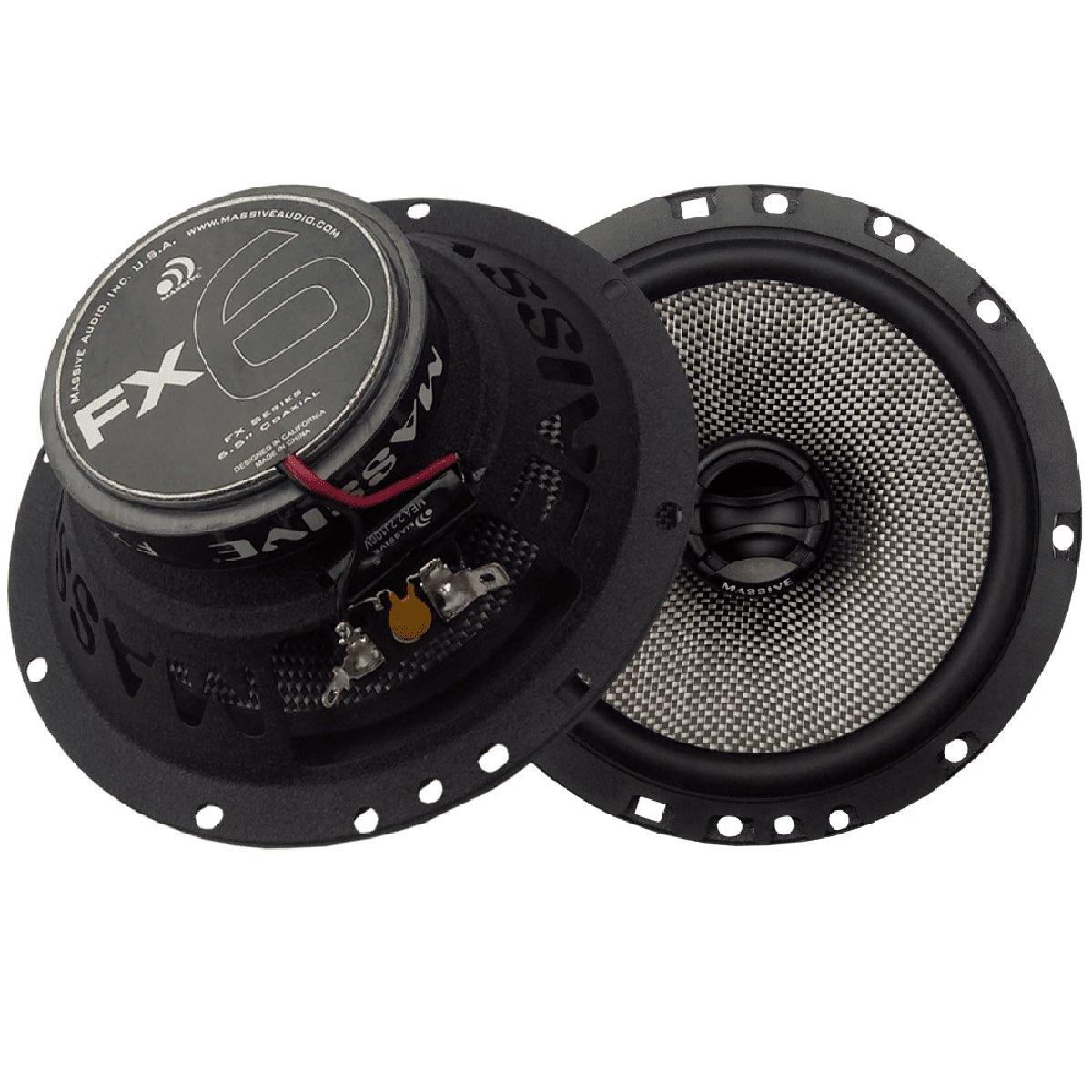 MASSIVE AUDIO 6.5" 150 WATT 2 WAY SPEAKERS (FX6)
