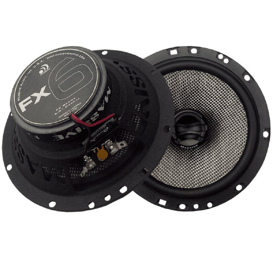 MASSIVE AUDIO 6.5" 150 WATT 2 WAY SPEAKERS (FX6)
