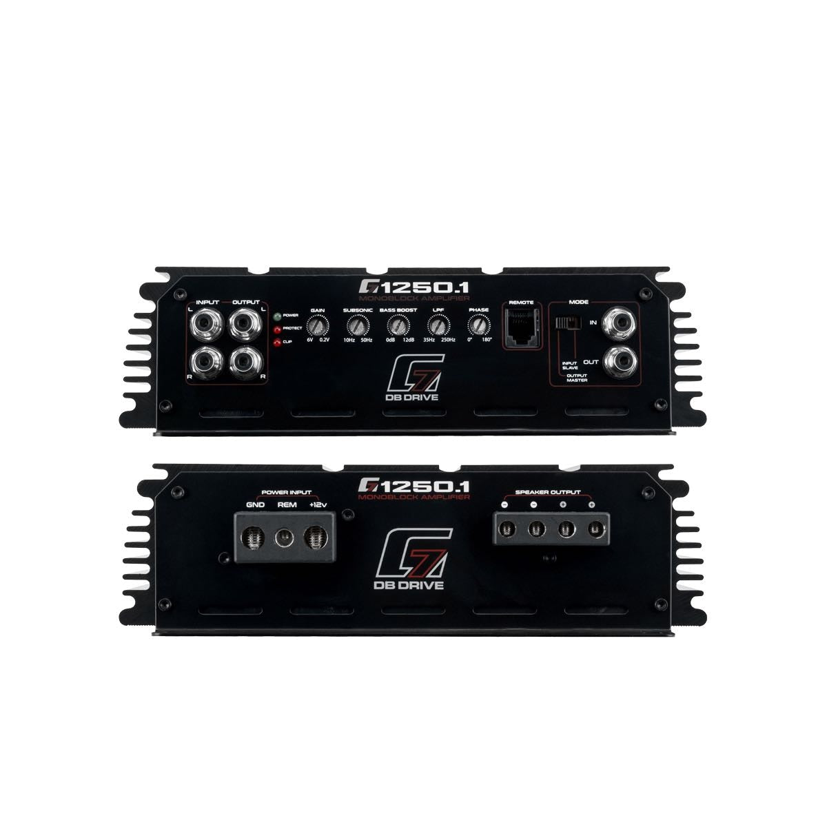 DB DRIVE G7 2500 WATT 1 CHANNEL AMPLIFIER (G7 1250.1)