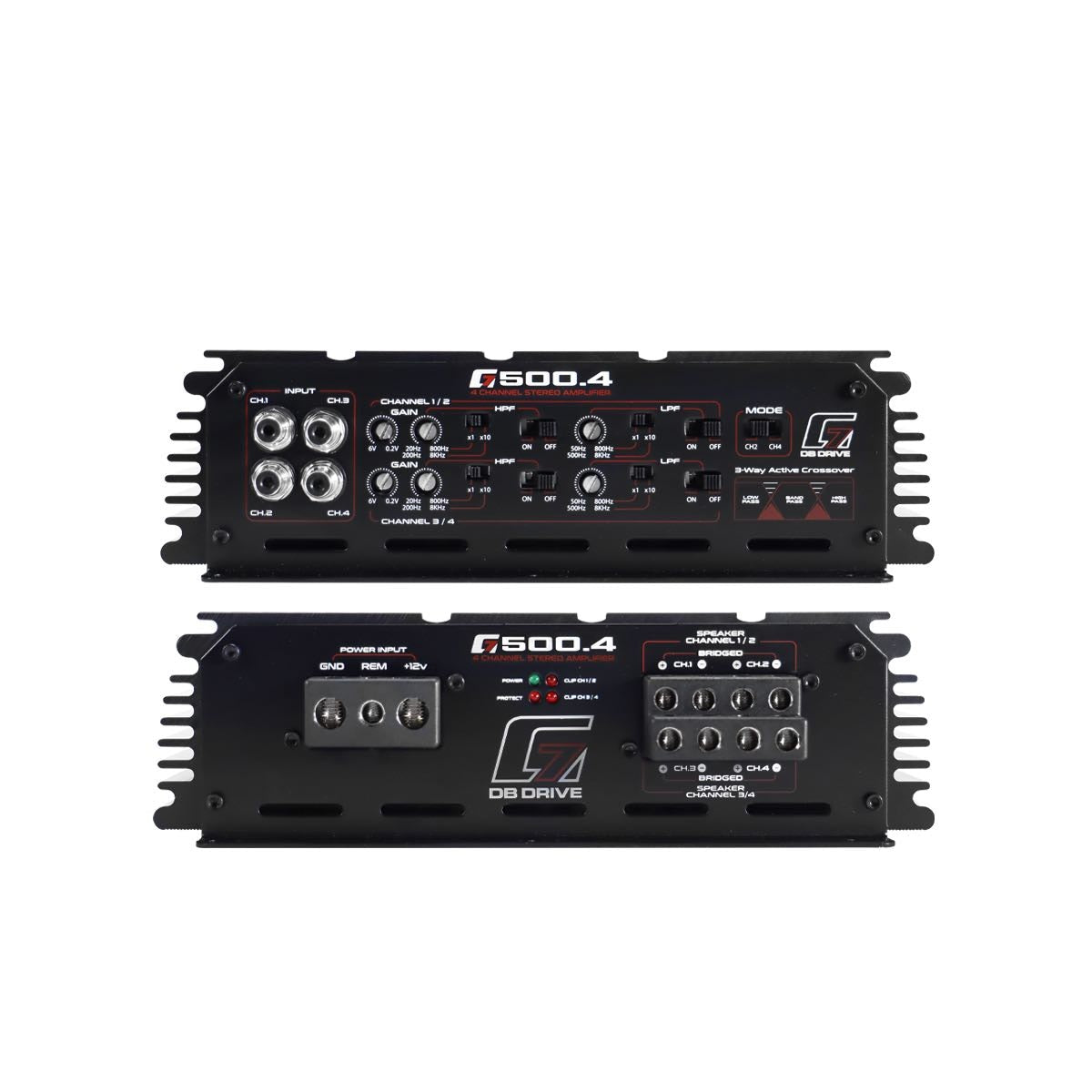 DB DRIVE G7 4000 WATT 4 CHANNEL AMPLIFIER (G7 500.4)