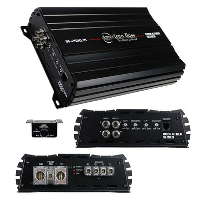 AMERICAN BASS 4000 WATT MONO BLOCK AMPLIFIER (GF20001D)