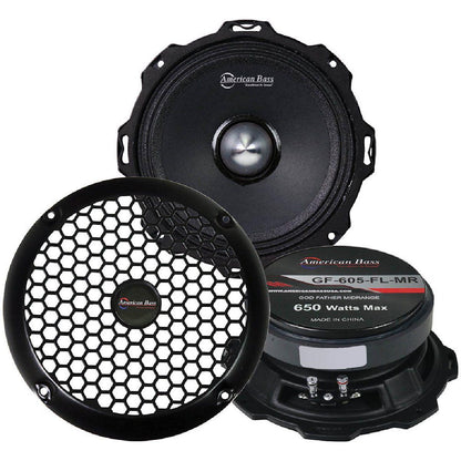 AMERICAN BASS GODFATHER 650 WATT 6.5" MIDRANGE (GF605FLMR)