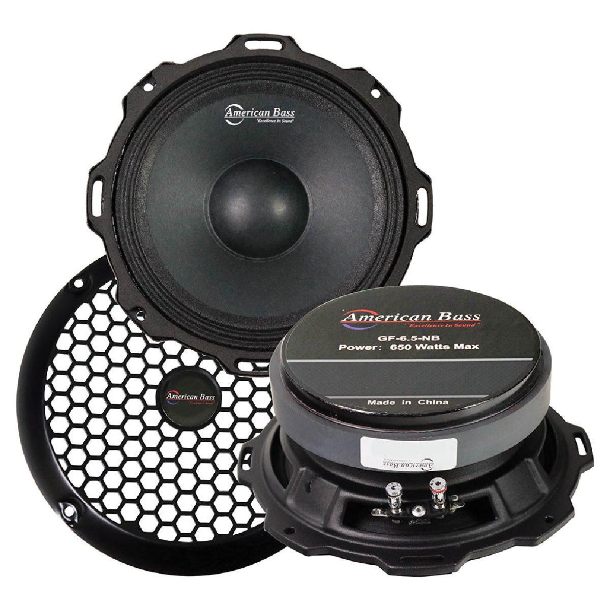 AMERICAN BASS 6.5" MIDRANGE SPEAKER (GF65NB)