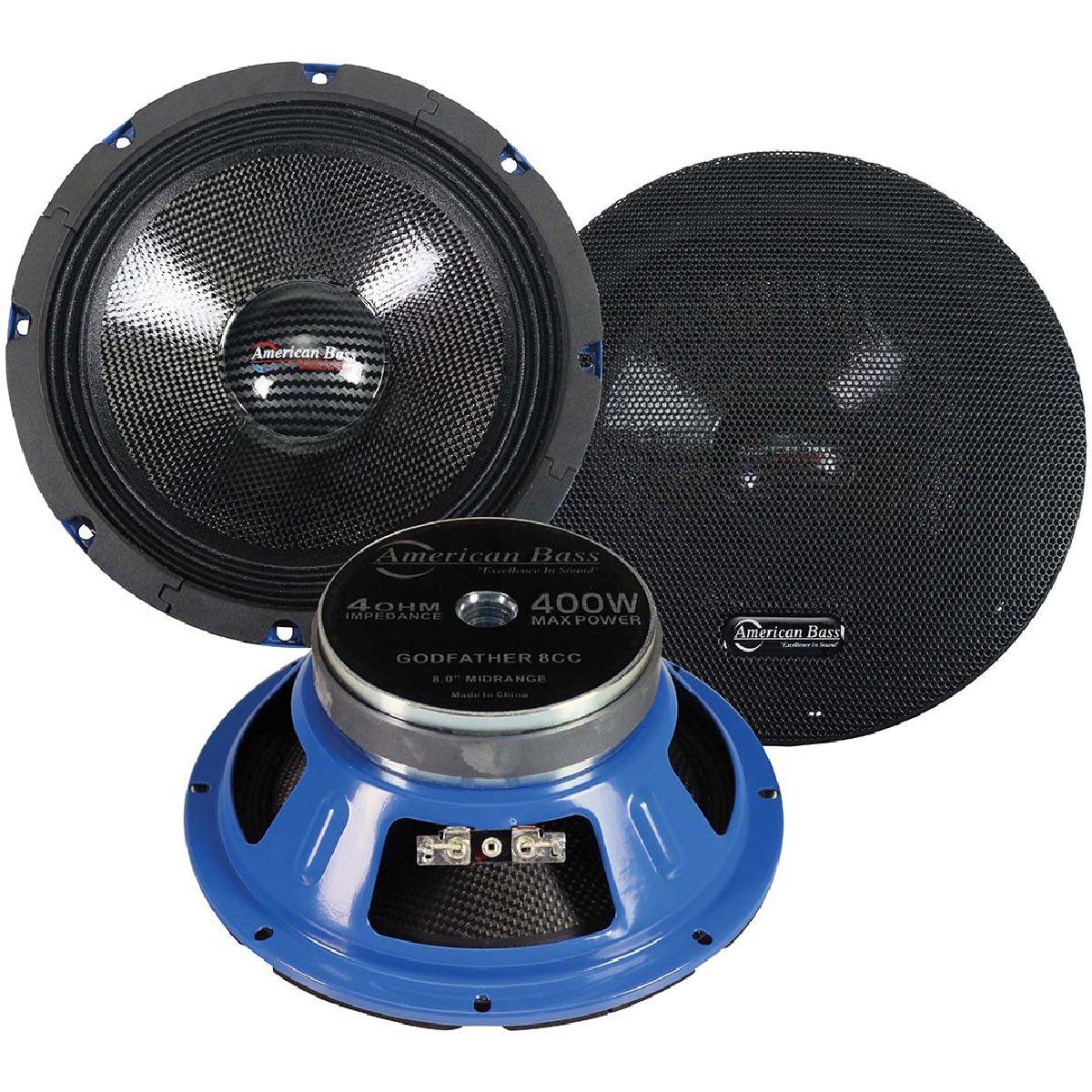 AMERICAN BASS 8" 400 WATT MIDRANGE (GODFATHER8CC)