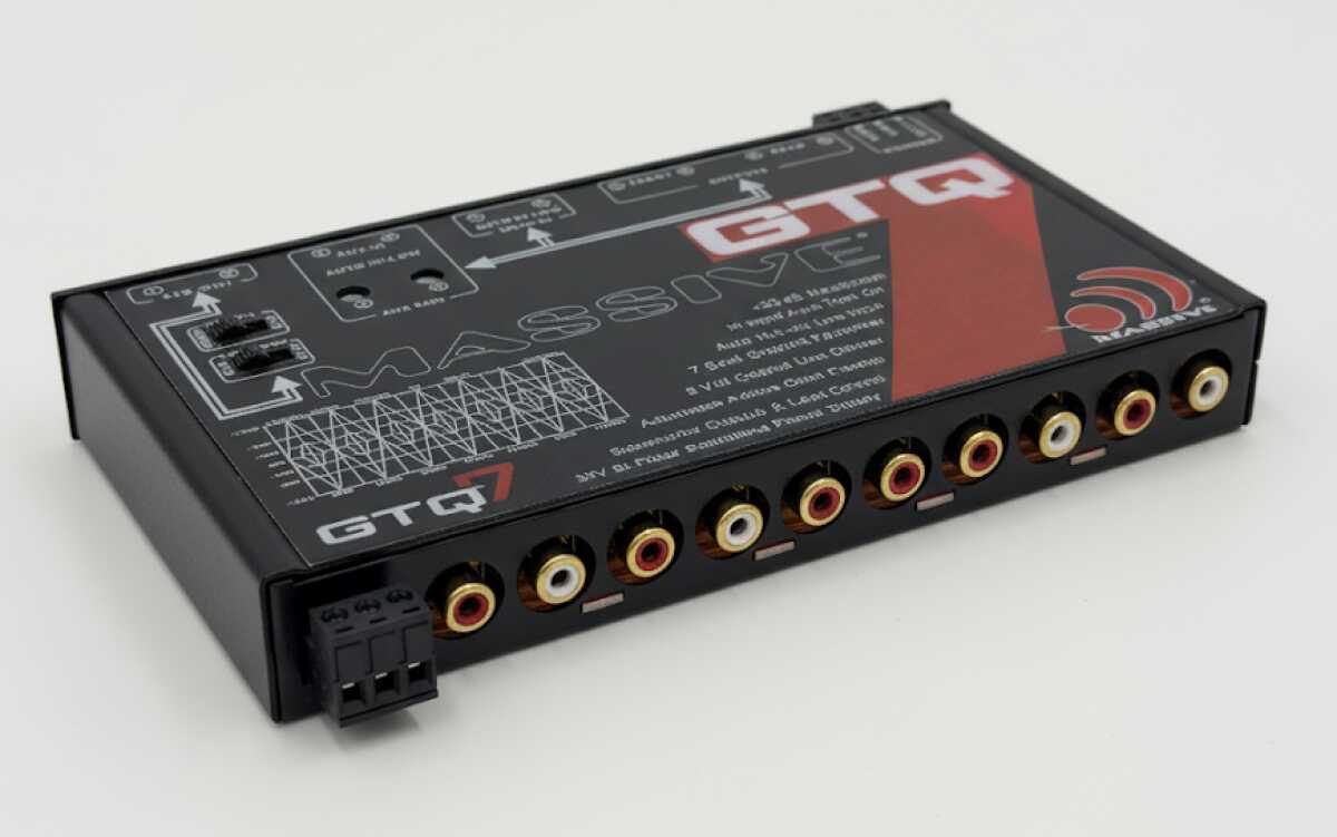 MASSIVE AUDIO 7 BAND EQ WITH 8 VOLT LINE DRIVER (GTQ7)
