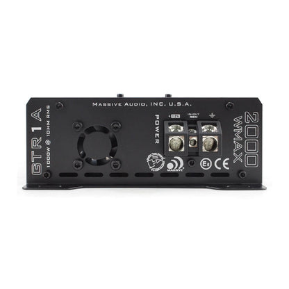 MASSIVE AUDIO SUPER COMPACT 1060 WATT RMS X 1 @ 1 OHM AMPLIFIER (GTR1A)