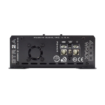 MASSIVE AUDIO SUPER COMPACT 2030 WATT RMS X 1 @ 1 OHM AMPLIFIER (GTR2A)